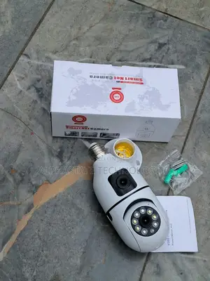 Dual Bulb WiFi CCTV Camera PTZ With Color Night Vision