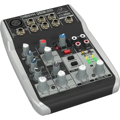 Behringer Q502USB Premium 5-Input 2-Bus Mixer