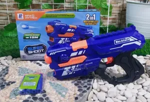 Blue Soft Shooting Toy Gun - Gn