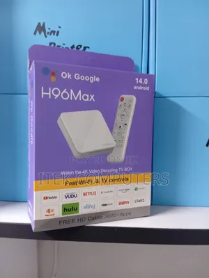 H96 Max Android Box for Movies Music and Online Videos