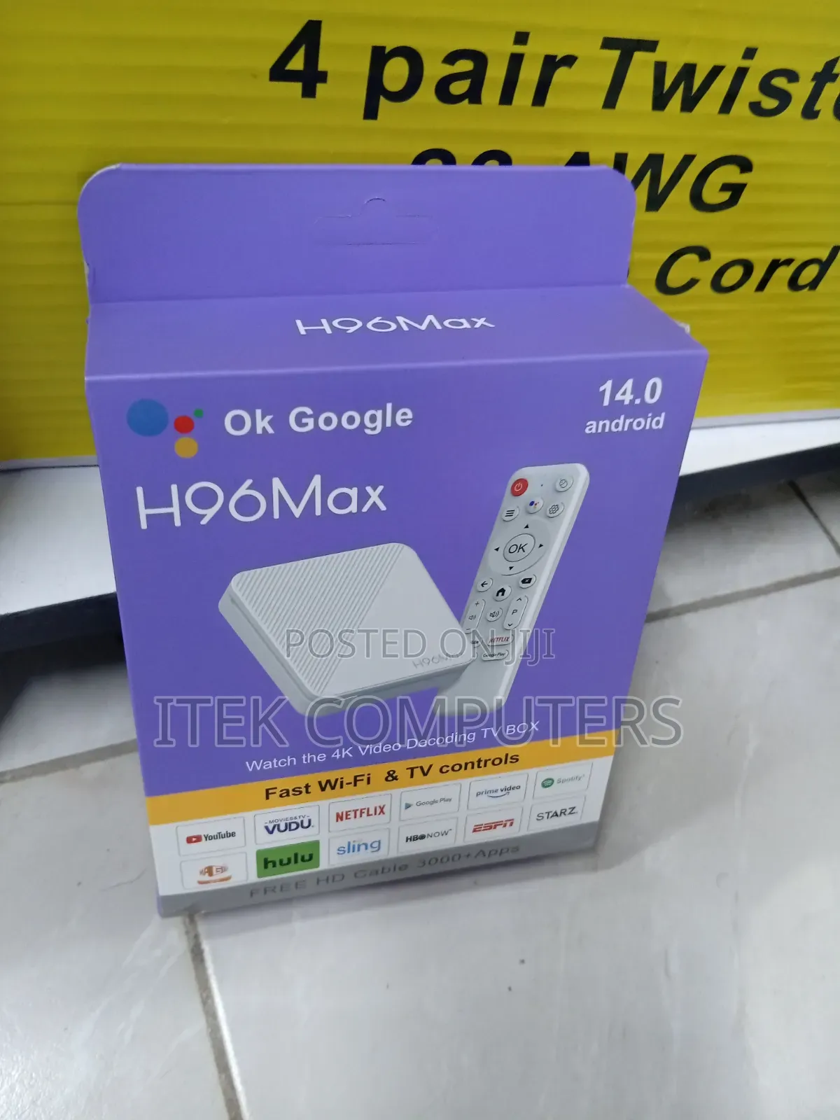 H96 Max 2GB RAM 16GB Storage Android TV Streaming Box