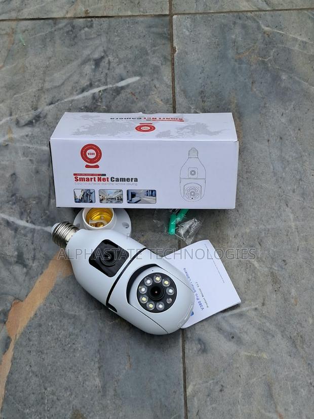 Smart Wireless Bulb Camera With Full Color Night Vision