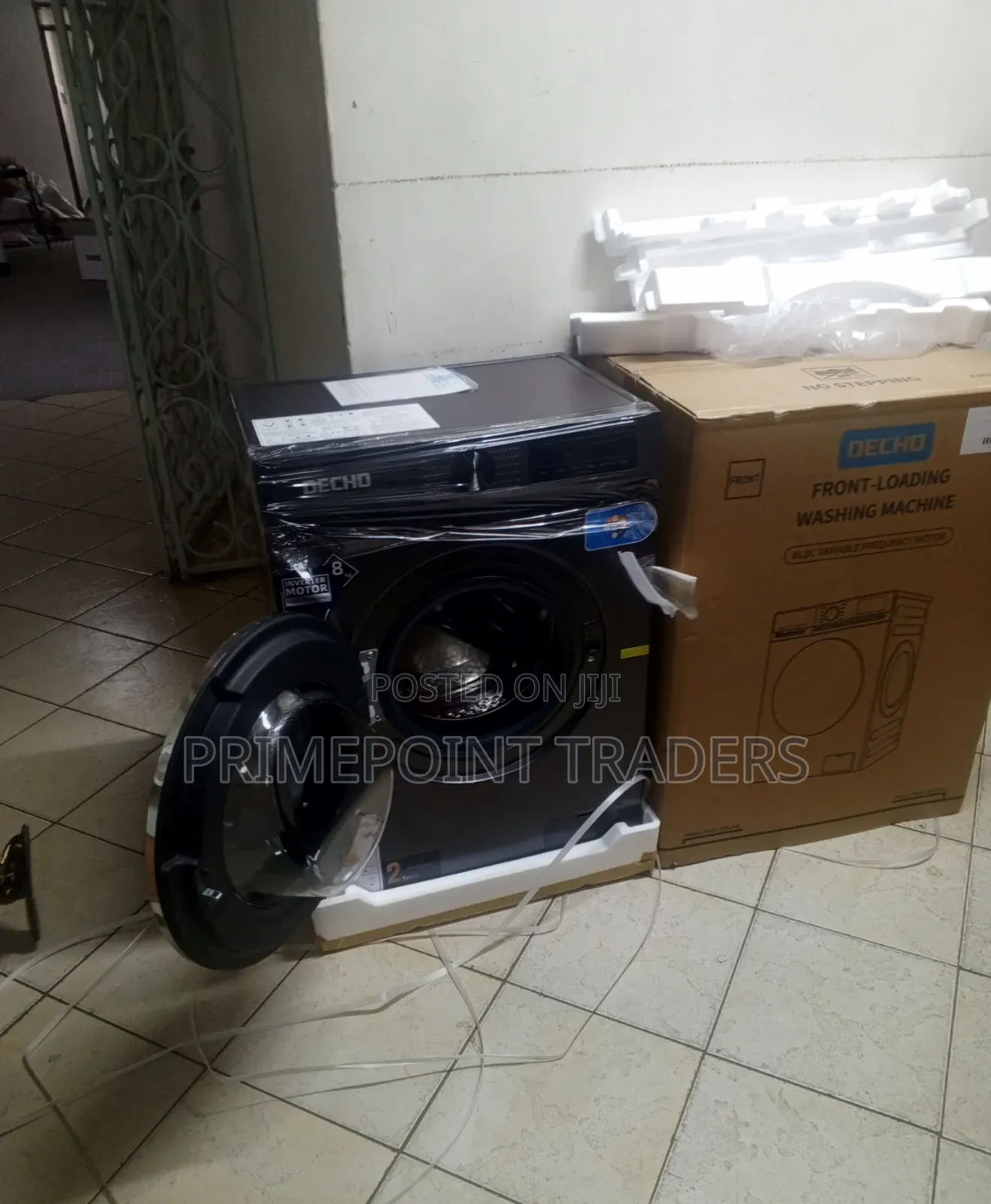 Decho 8KG Automatic Front Load Washer – Easy and Convenient Laundry