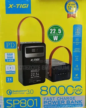 80000 Mah X-Tigi Powerbank