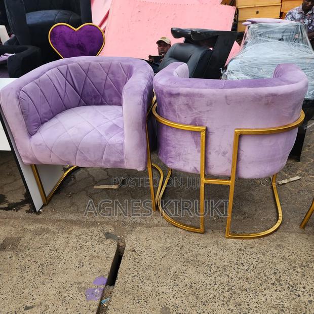 Lavender Purple Styling Chair