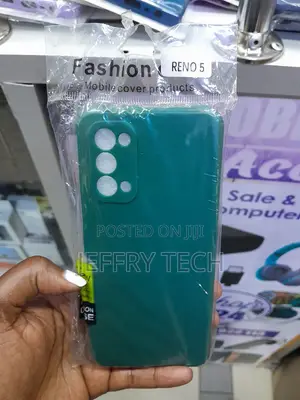 Dark Green Silicone Protective Case Plastic Wrap Oppo Reno 5