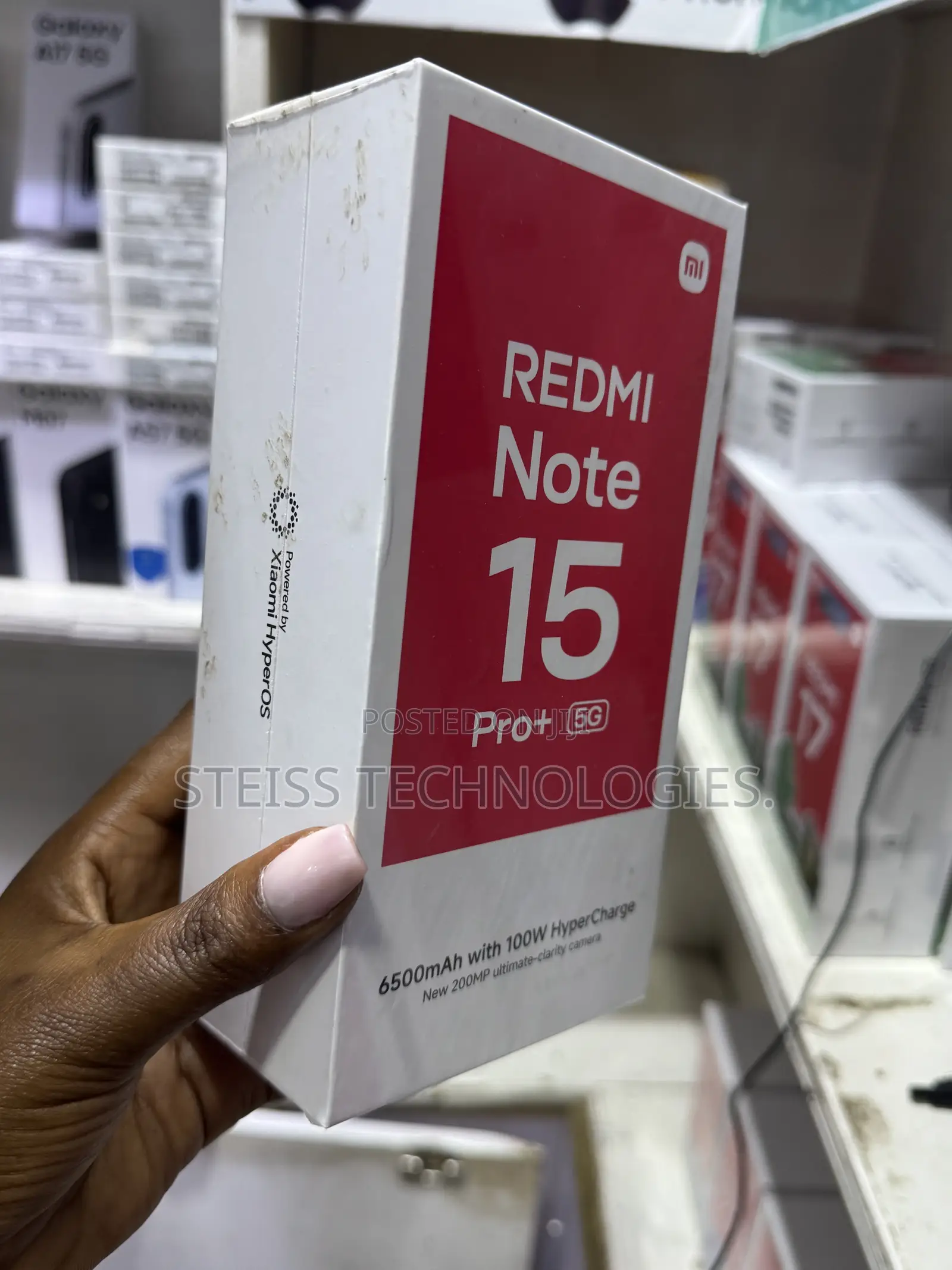 New Xiaomi Redmi Note 15 Pro+ 512 GB Black