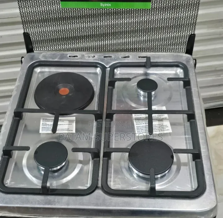 Synix Standing Cooker 3 Gas + 1rapid Hot Plate 50*50