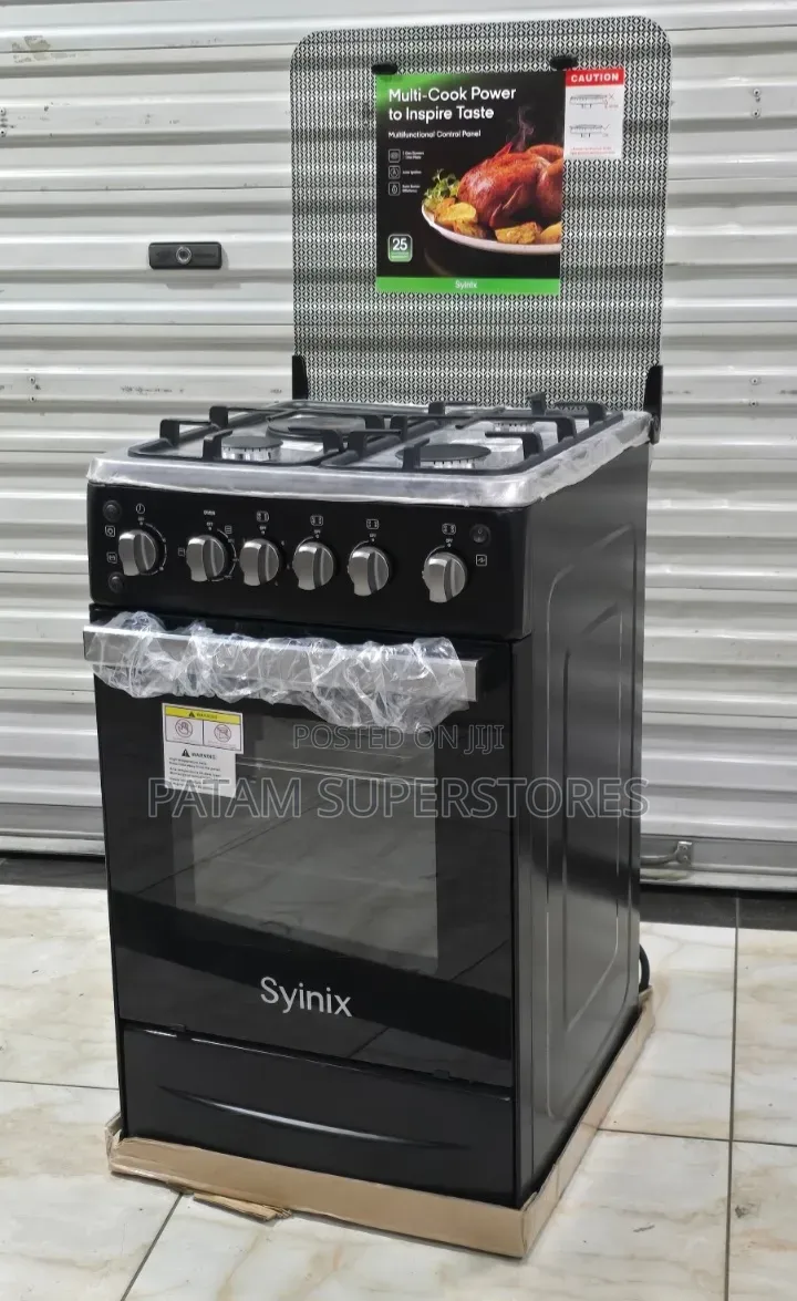 Synix Standing Cooker 3 Gas + 1rapid Hot Plate 50*50