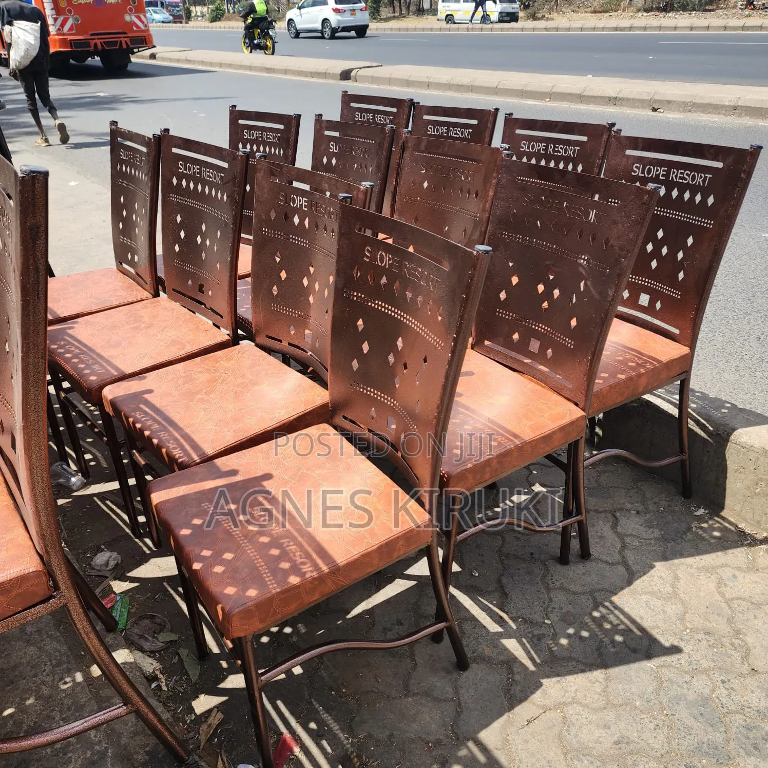 Brown Bar and Restaurant Chairs
