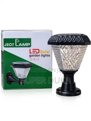 Solar Garden Gate Pillar Post Light Diamond Crystal Outdoor Wall Lamp