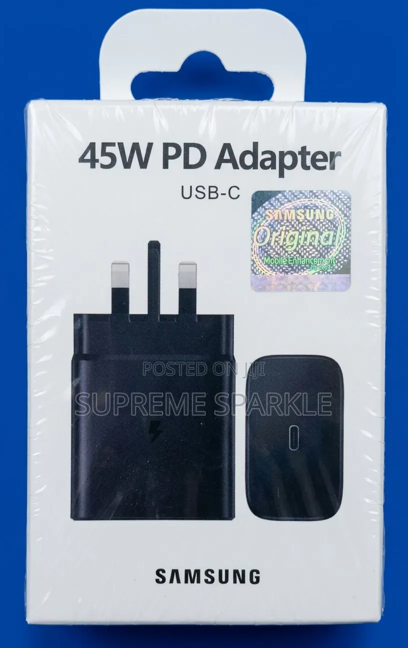 Samsung 45W USB-C Charger Adapter Black