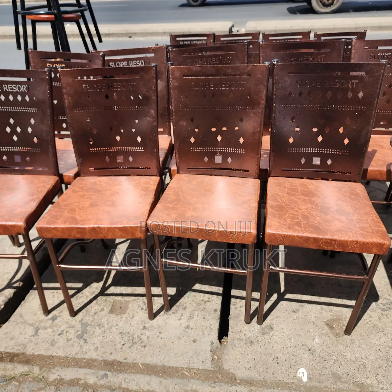 Brown Bar and Restaurant Chairs