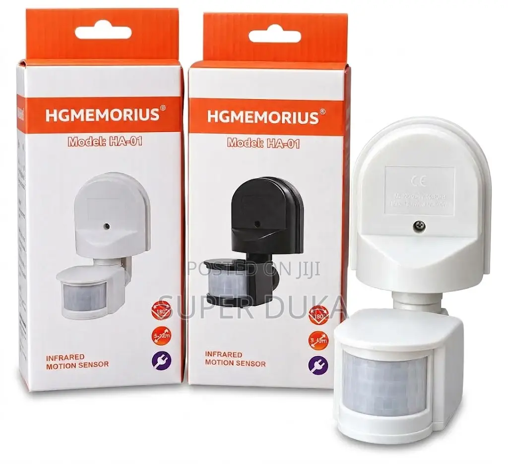 Motion Sensor Switch Outdoor Wall Security Infrared Light Detector HA