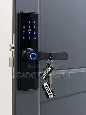 Biometric Door Lock With Fingerprint, Smartphone App and Pin Unlock