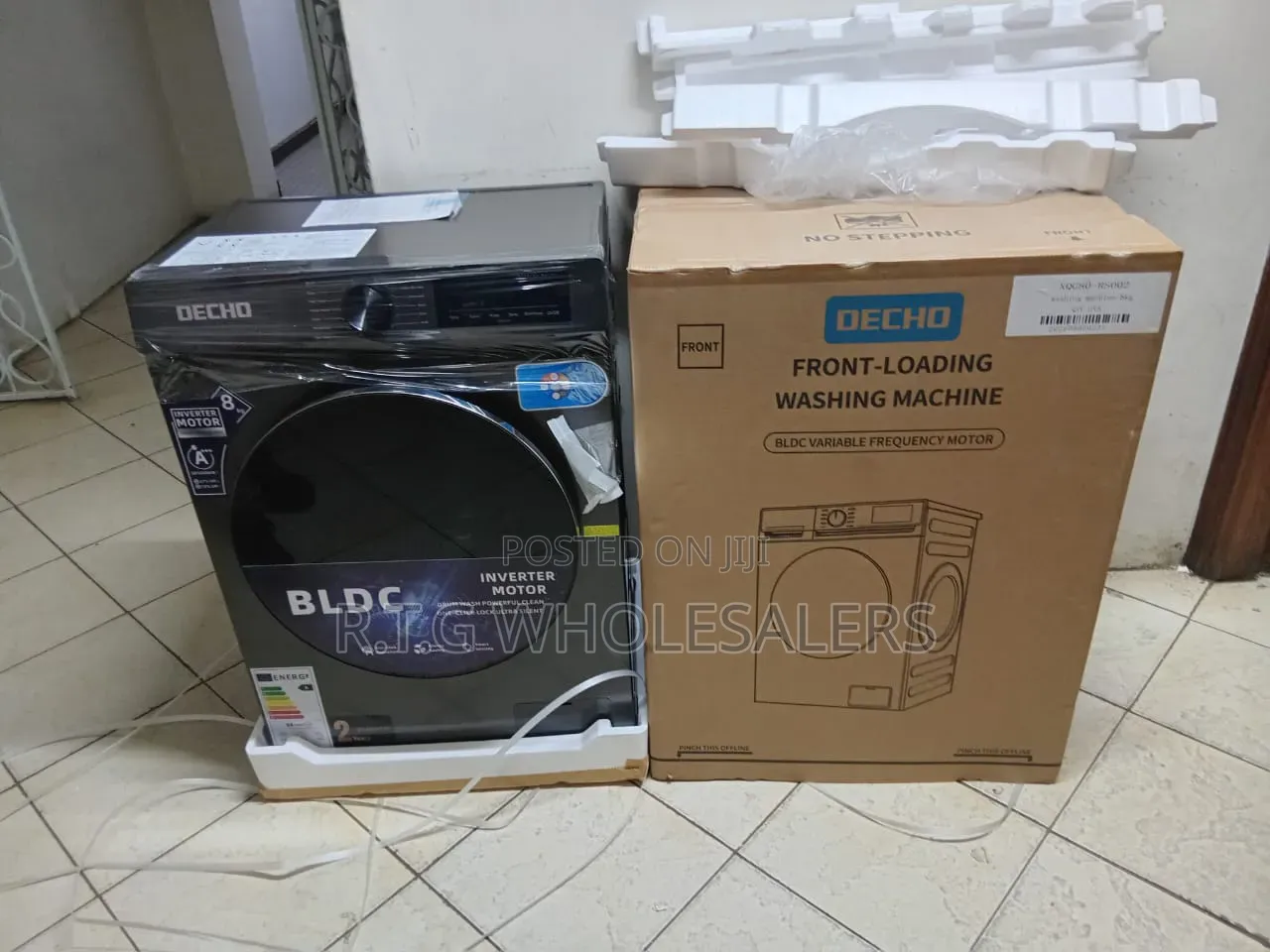 Decho 8kg Automatic Front Load Washing Machine