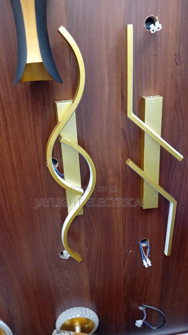 Wall Light Gold Body 3 Colours - main view