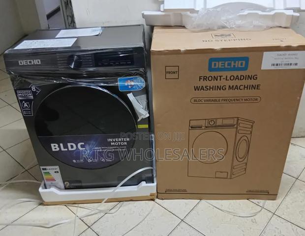 Decho 8kg Front Loading Washing Machine – Spacious Capacity - main view