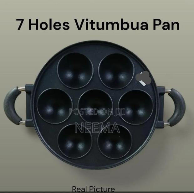 7 Hole Heavy Die Cast Vitumbua Pan
