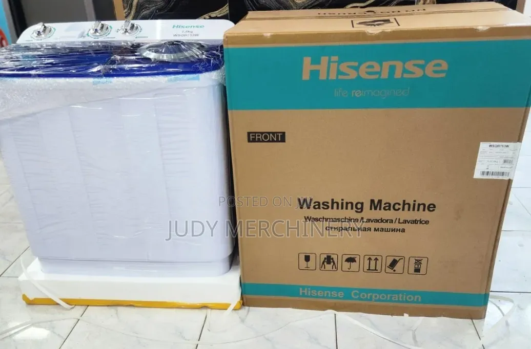 Restocked Hisense Washing Machine 7.5kg Twin-Tub
