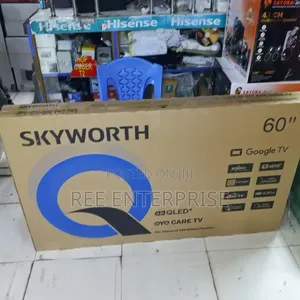 4k QLED Skyworth 60 Inches Google Smart TV **