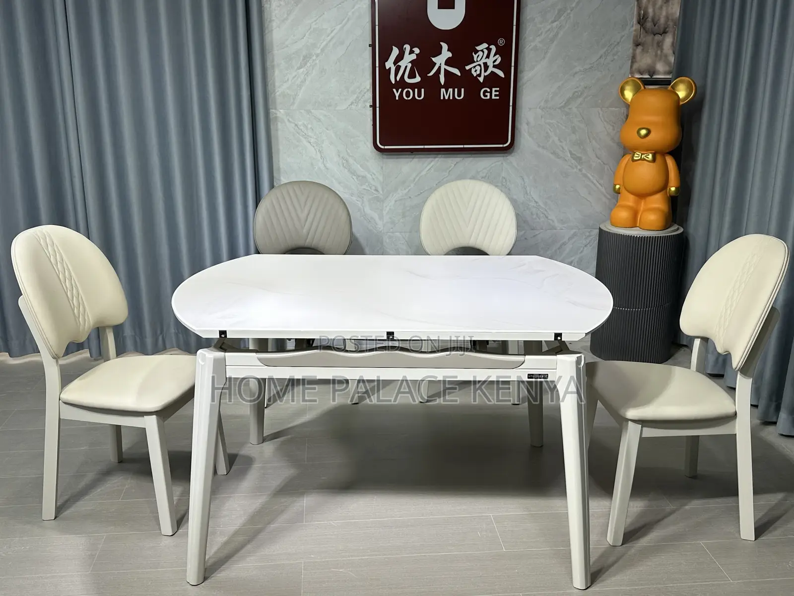 Dining Table; Space-Saving Extendable Dining Table for Homes