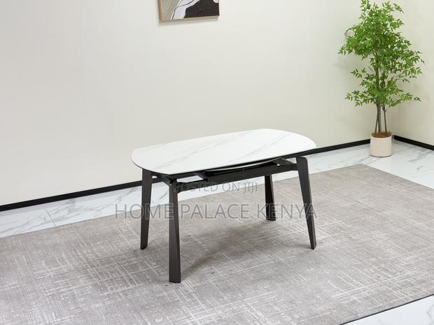 Dining Table; Space-Saving Extendable Dining Table for Homes - thumbnail 6