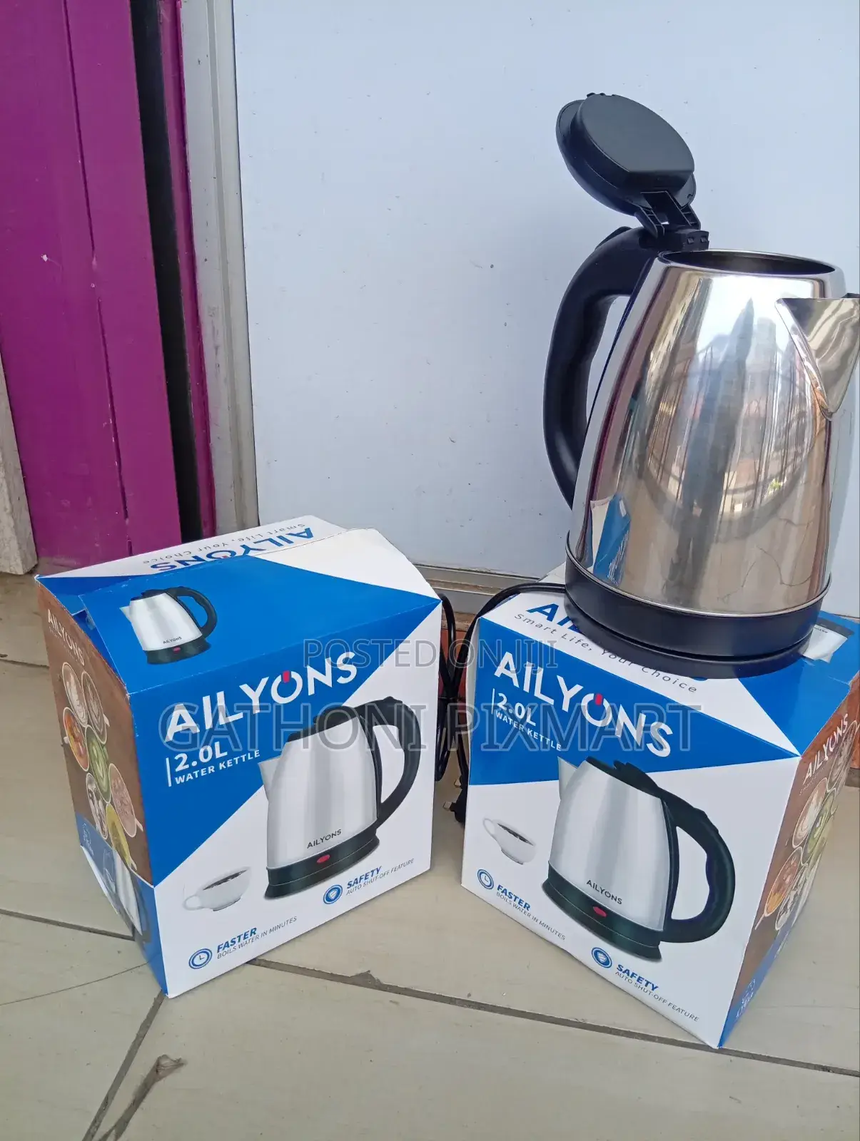 Ailyons Stainless Steel Water Boiling Kettle With Automatic Shut-Off
