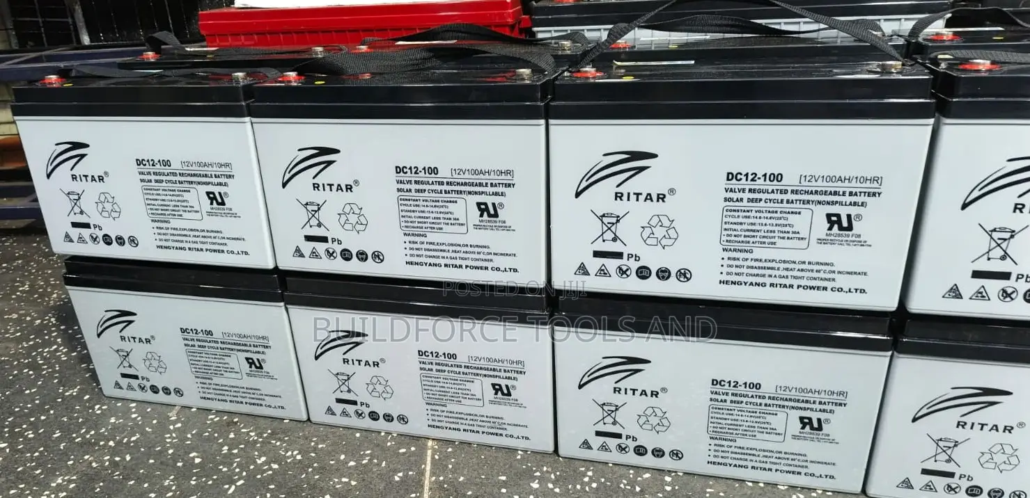 Ritar 12v 100ah Deep Cycle Solar Backup Battery