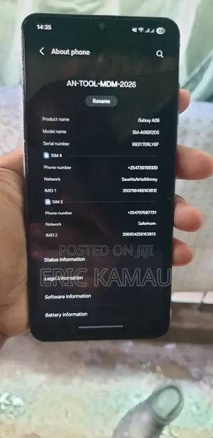 Samsung Galaxy A06 64 GB Black