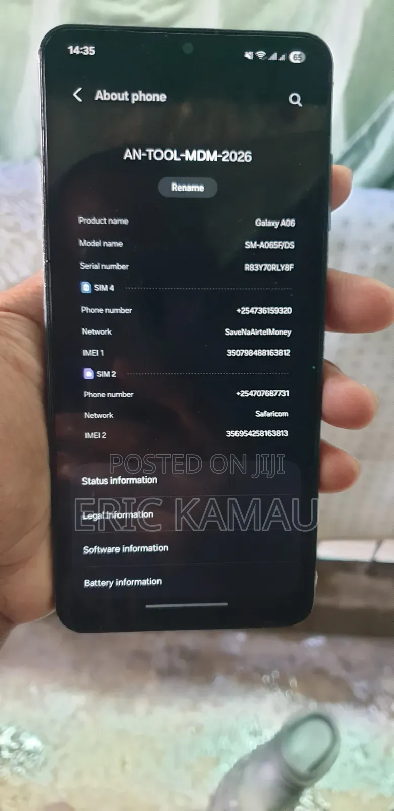 Samsung Galaxy A06 64 GB Black
