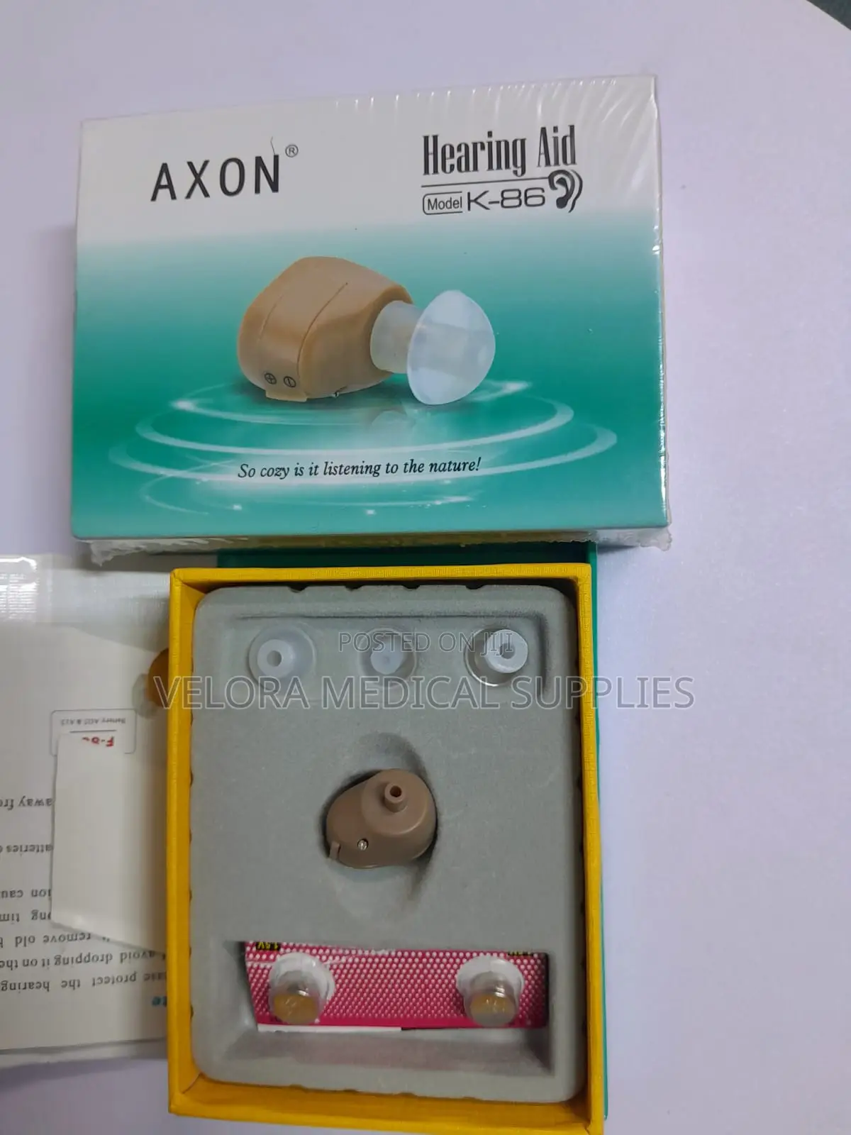 Axon Battery-Powered Hearing Aid – Personal Hearing Assistance Device