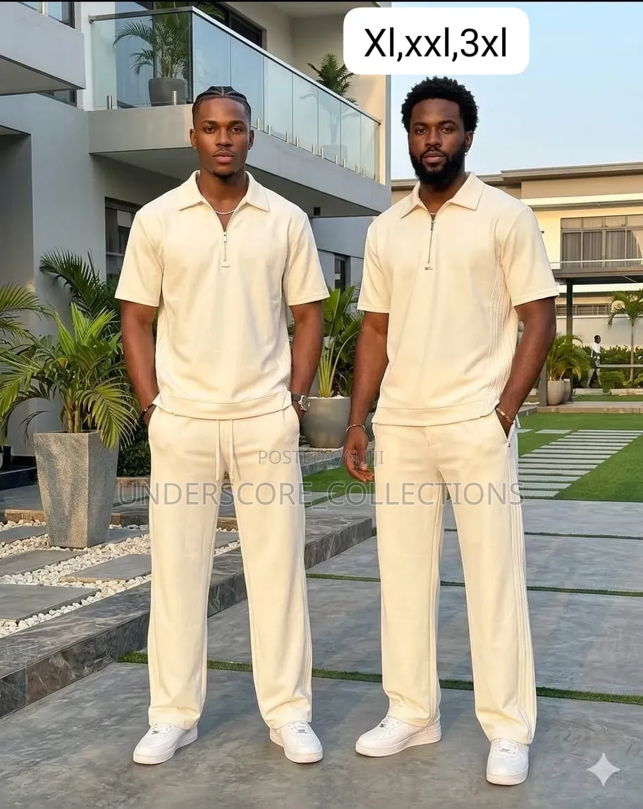 Men Two Pieces Relaxed Fit Casual Set