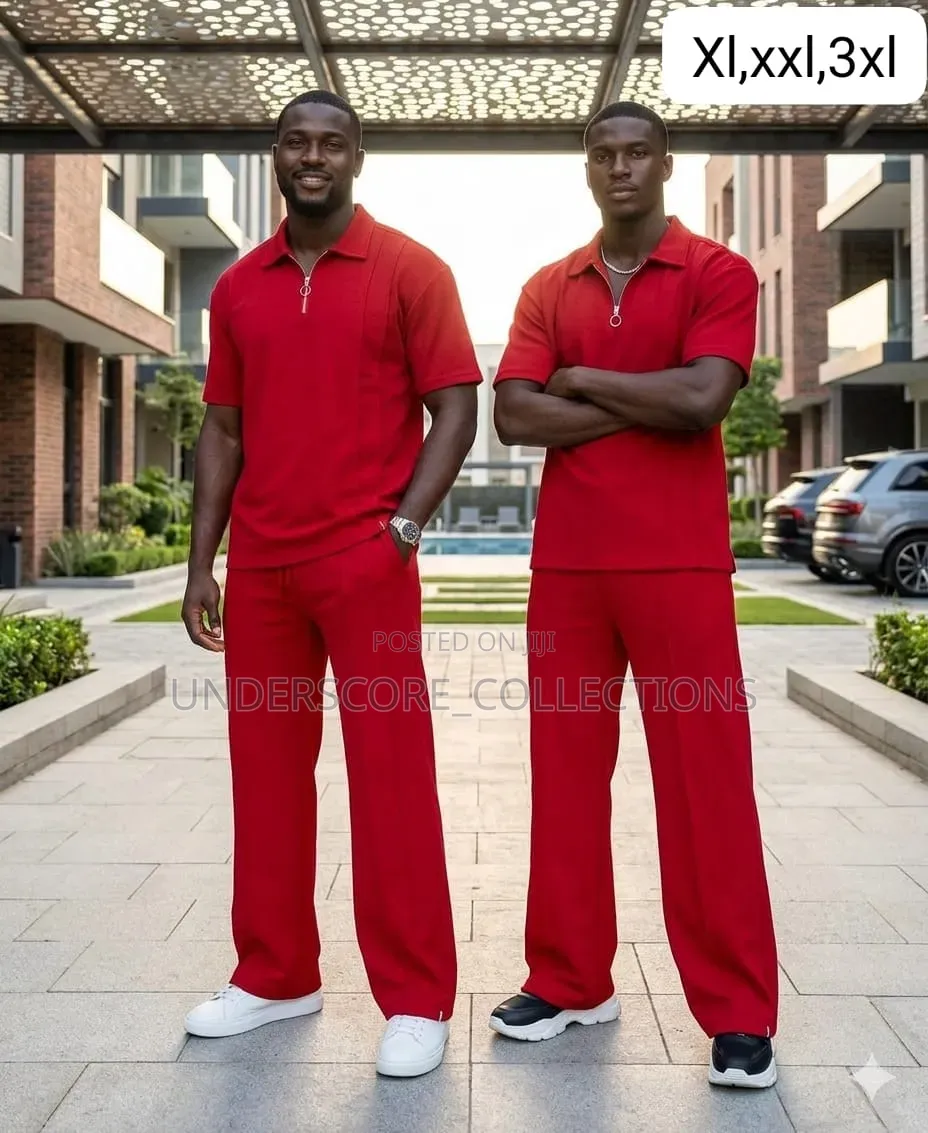 Men Two Pieces Relaxed Fit Casual Set