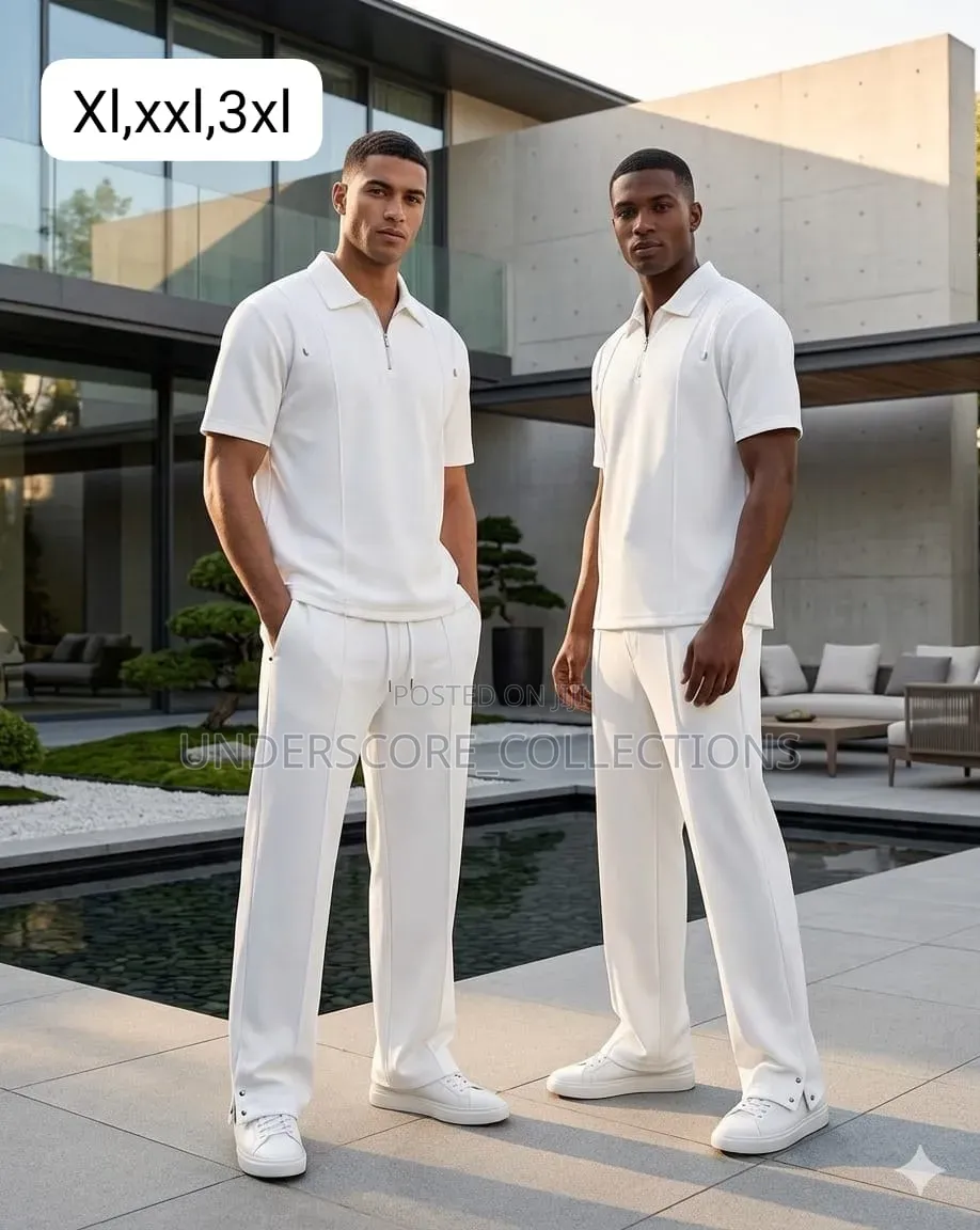 Men Two Pieces Relaxed Fit Casual Set