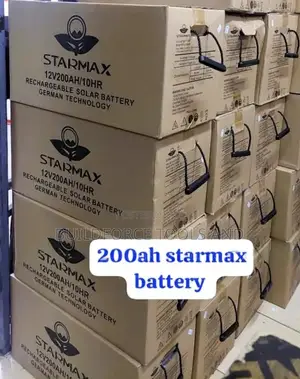 Genuine! 200ah 12v Starmax Solar Battery