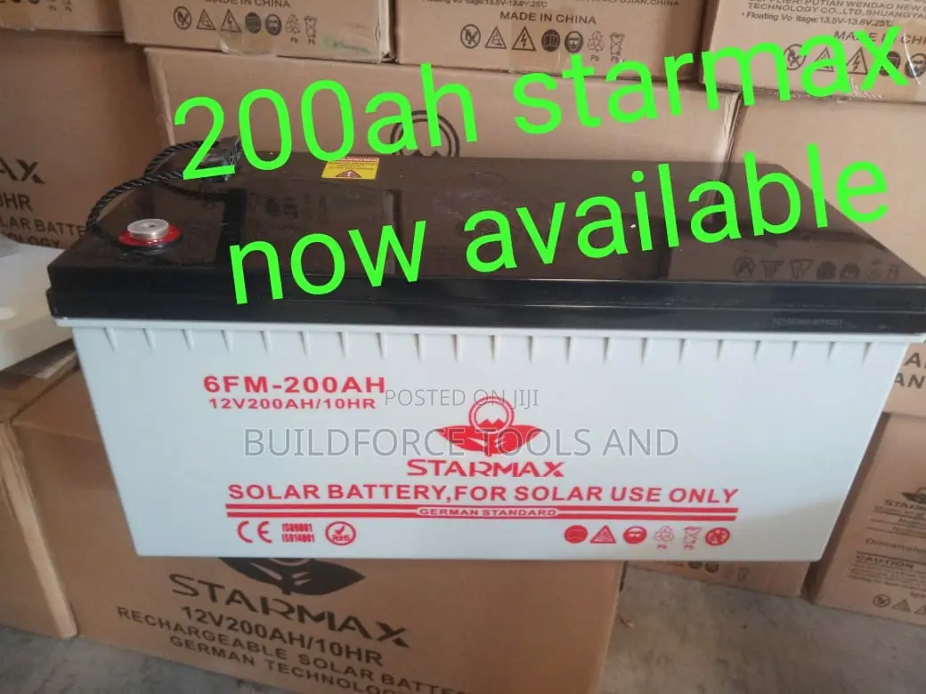 Genuine! 200ah 12v Starmax Solar Battery