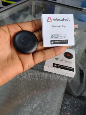 WESOLVET W Tag Tracker Device– Apple Find My & Android Find Hub