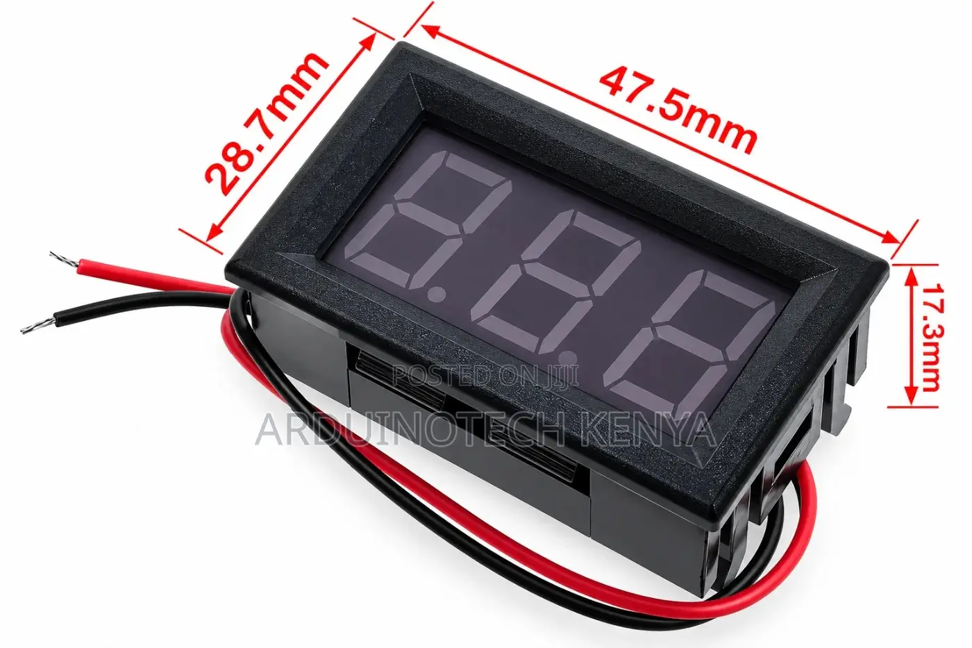 0.56 Inch Mini Digital DC Voltmeter 4.5V–30V