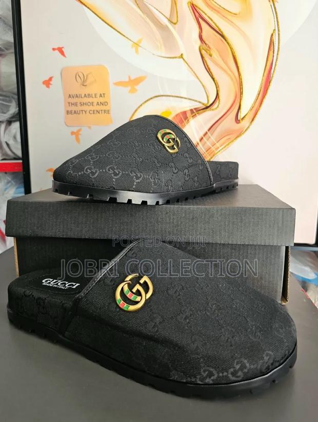 Black Gucci Clogs Sandals - thumbnail 2
