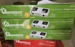 Ramtons Double Burner Biogas Cooker