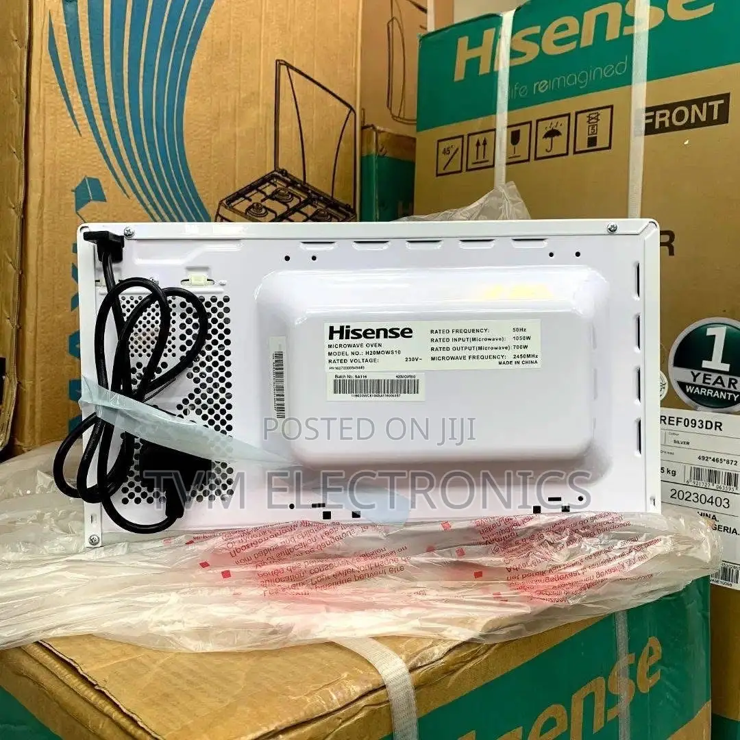 Hisense Microwave 20l White Color Mechanical Knob Control