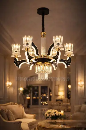 Sparkling Crystal Chandelier – Premium Interior Lighting