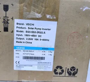Veichi 2.2Kw Single Phase Solar Pumping Inverter