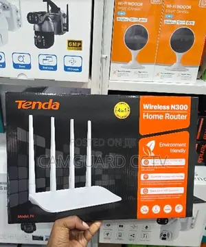Tenda F6 N300 Wi-Fi Coverage Extender & Router - Environment Friendly