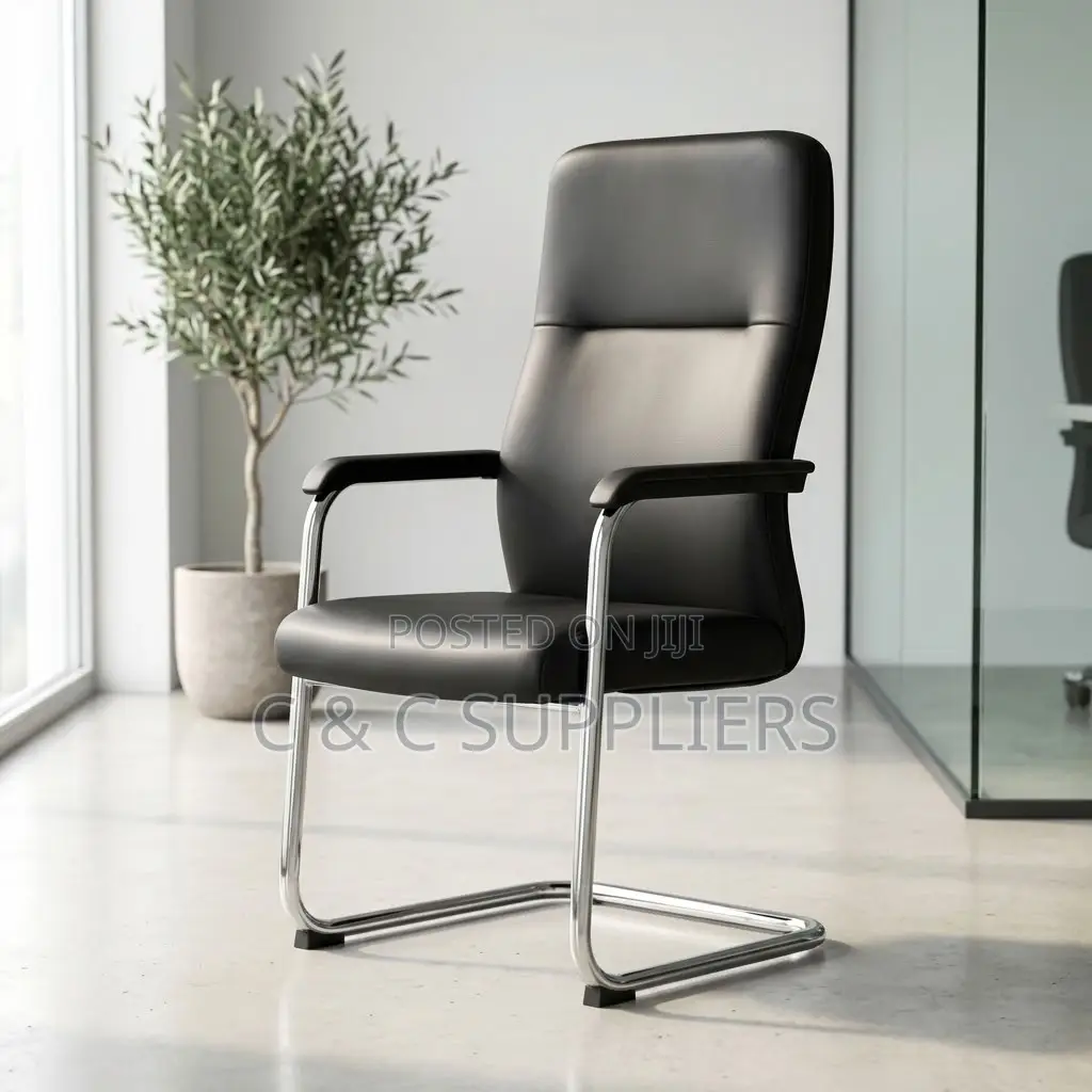 Executive Leather Seat With Armrest