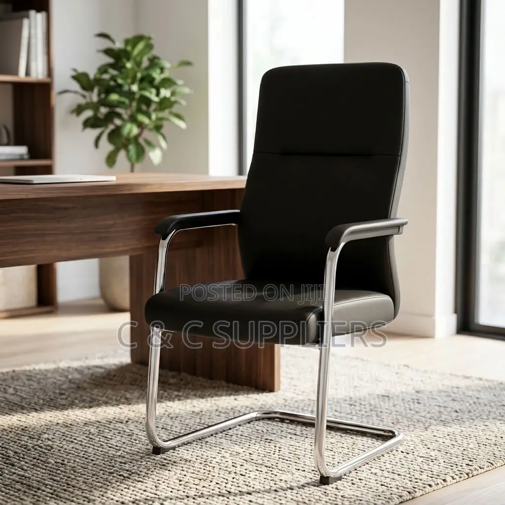 Executive Leather Seat With Armrest