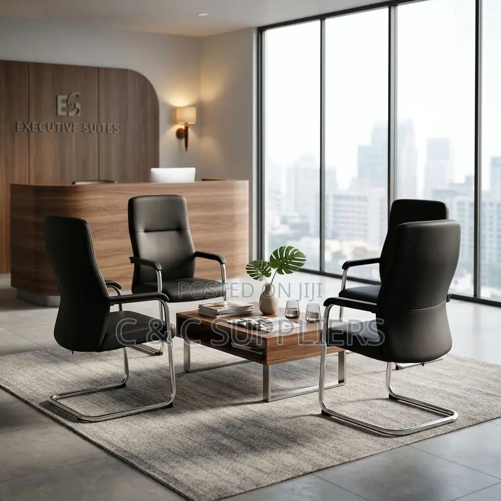 Executive Leather Seat With Armrest