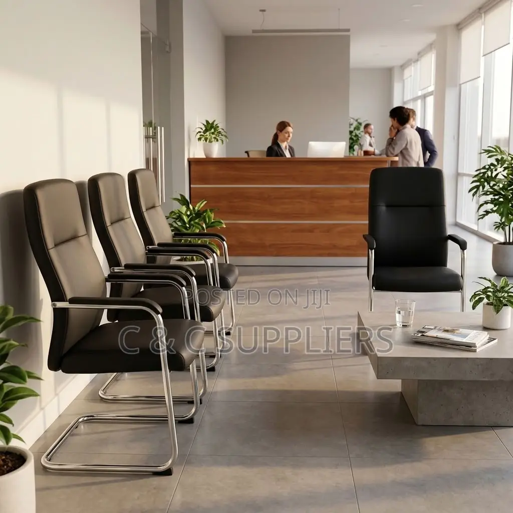 Executive Leather Seat With Armrest