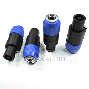 6.35mm 4-Pin Speaker Cable Connectors Speakon Audio XLR